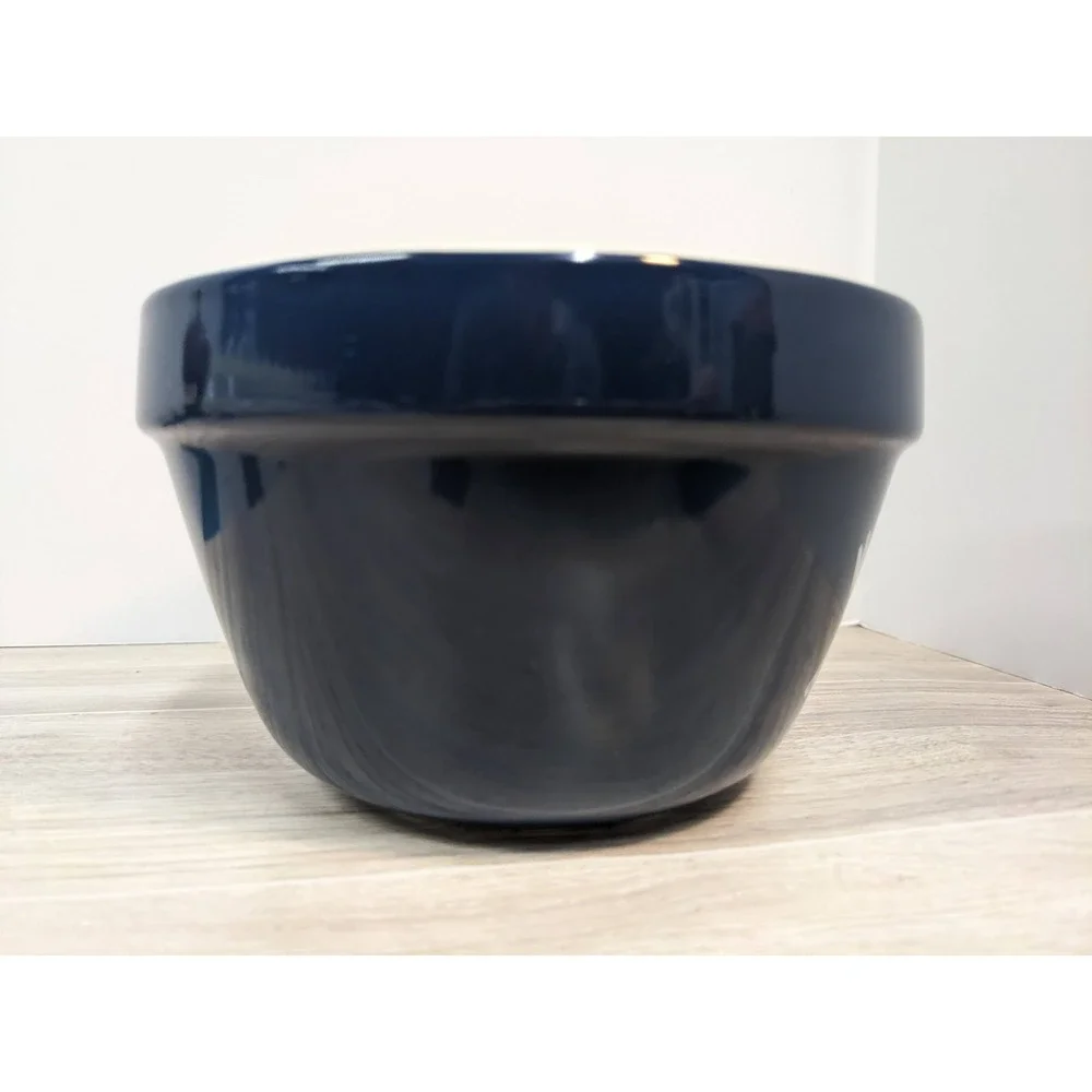 Mason Cash No 42 Navy Blue Stoneware Pudding Basin Mixing Bowl 650ml 22oz UK